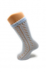 CALCETAS CALADAS-CELESTE