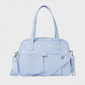 BOLSO ESTRELLAS CELESTE