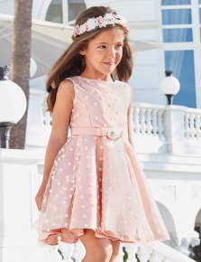 VESTIDO MIKADO TUL