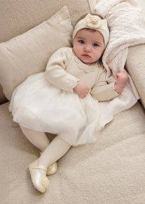 VESTIDO TRICOT Y TUL