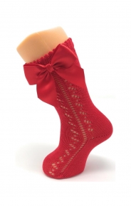 CALCETAS CON LAZO-ROJO