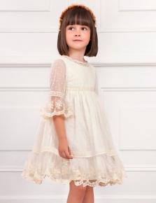 VESTIDO TUL BORDADO