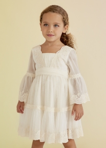 VESTIDO TUL BORDADO